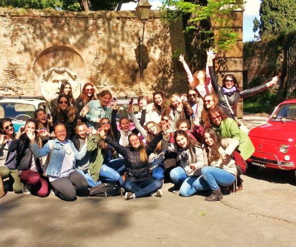 Rome: Tour in a Vintage 90s Fiat 500 with Paparazzi Photo – Rome, Italy